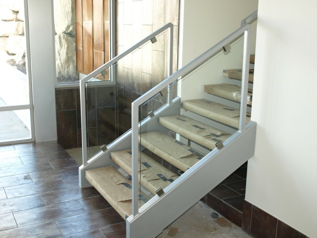 Glass Stair Well Wall - Sawyer Glass