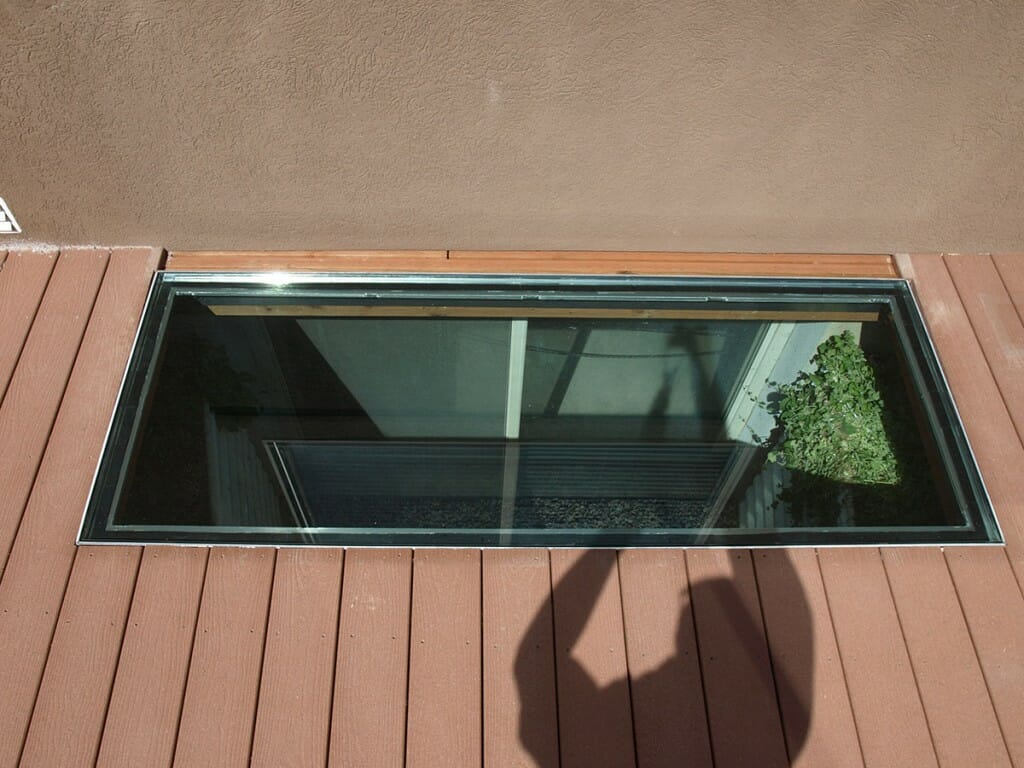Glass Flooring Above Basement Window
